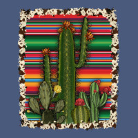 Serape Cowhide Cacti Vintage Hoodie | Teevron