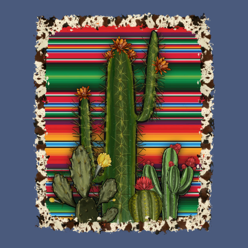 Serape Cowhide Cacti Vintage Hoodie by RanaPortraitStore | Teevron