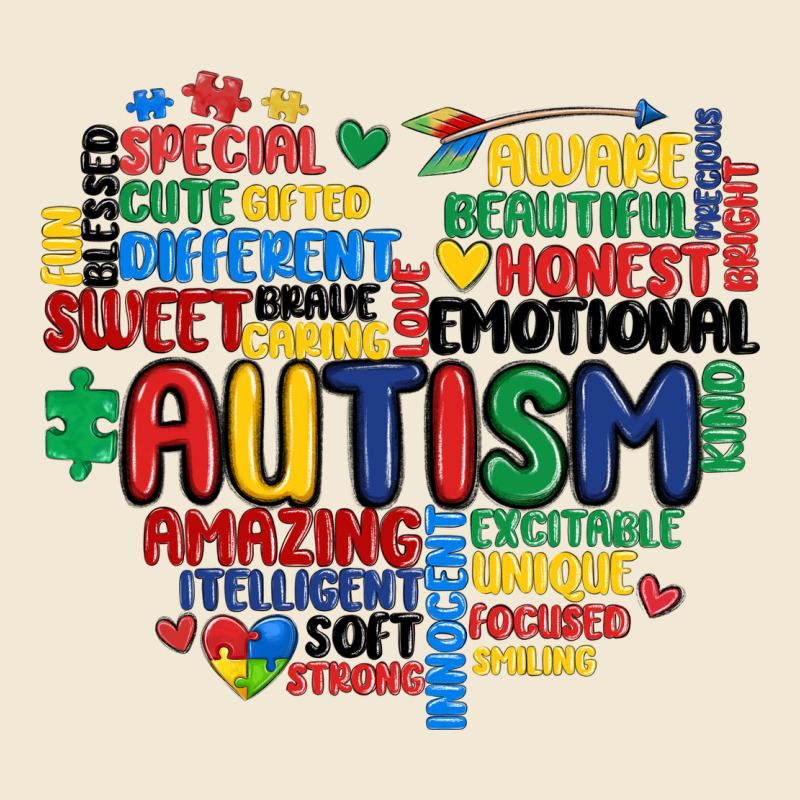 Autism Heart Premium Tee by MaliasSmallBusiness | Teevron