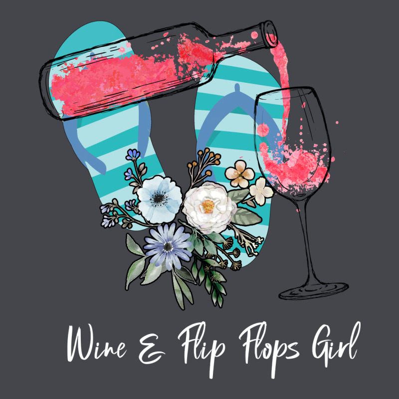 Wine Flip Flops Girl Long Sleeve Tee by Bettercallsaul | Teevron