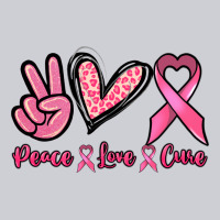 Peace Love Cure Cancer Awareness Heavyweight Sweatshirt | Teevron