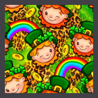 St. Patrick's Dwarf Seamless Pattern Digital Paper Heavyweight Hoodie | Teevron