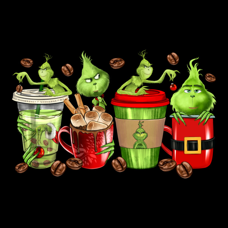Grinch Coffee Cups Heavyweight Sweatshirt by texasbilliewilder | Teevron