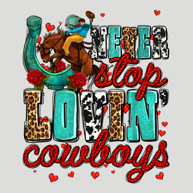 Never Stop Lovin Cowboys Olivia Zipper Hoodie by OliviaCreatesArt | Teevron