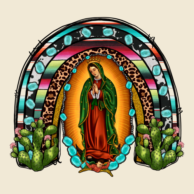Our Lady Of Guadalupe Rainbow Premium Tee by JahusDesignShop | Teevron