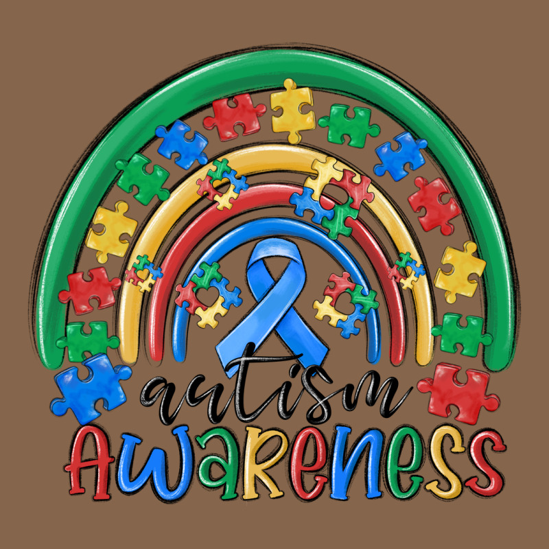 Autism Awareness Rainbow Premium Tee by MaliasSmallBusiness | Teevron