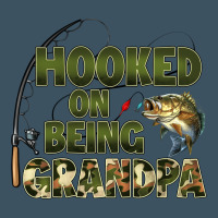 Fish Lures Hooked On Being Grandpa Urban Heavy Tee | Teevron
