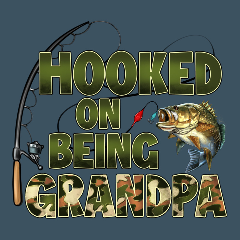 Fish Lures Hooked On Being Grandpa Urban Heavy Tee by Artiststas | Teevron