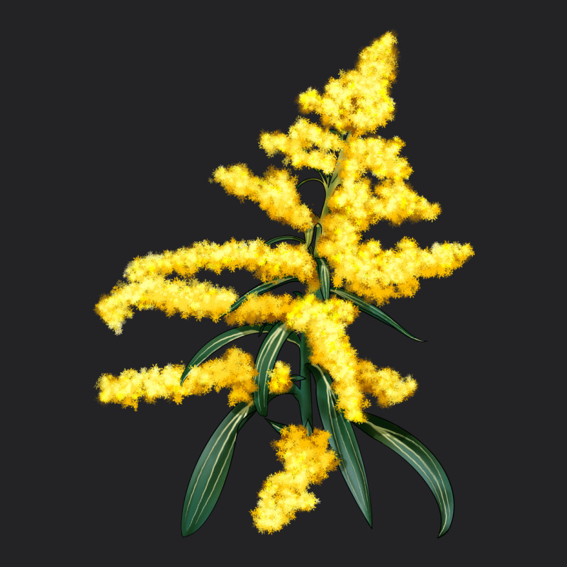 Botanical Goldenrod Vintage Tee by LillyAllenDesigns | Teevron