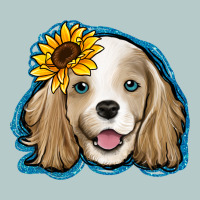 Cocker Spaniel Sunflower Heavy Core Tee | Teevron