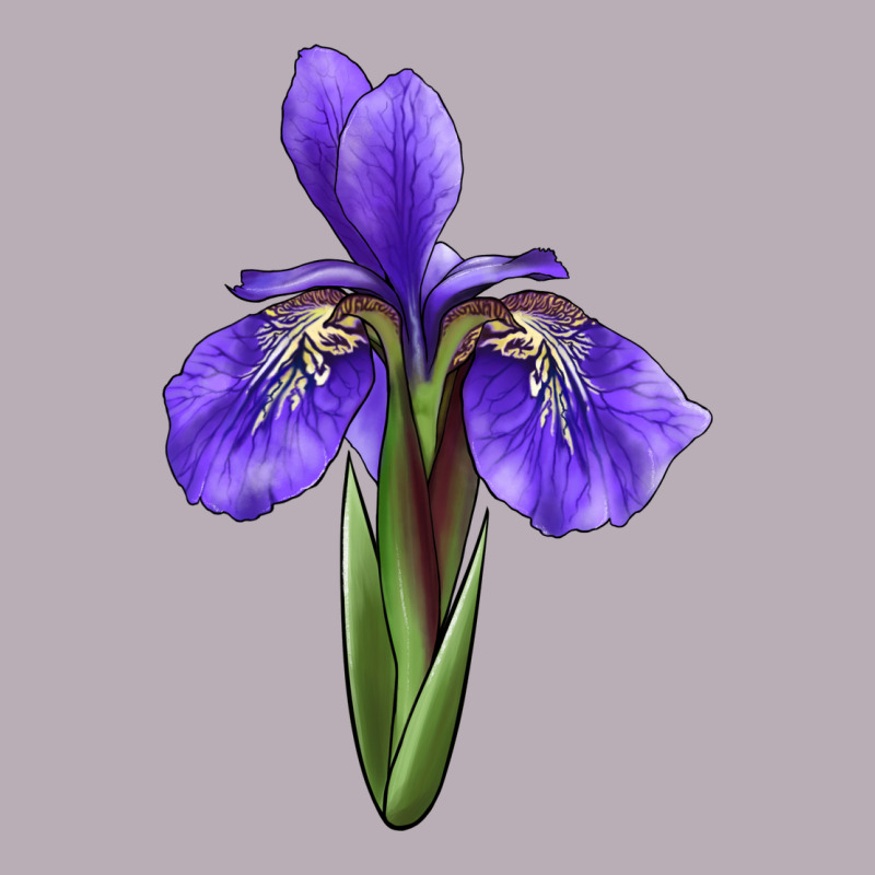 Iris Flower Vintage Tee by LillyAllenDesigns | Teevron