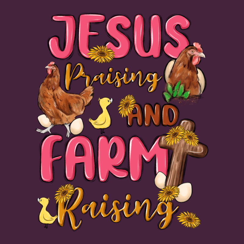 Jesus Praising And Farm Raising Premium Tee by MaliasSmallBusiness | Teevron