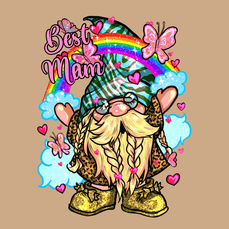 Best Mom Gnome Rainbow Clouds Butterfly Glitter Vintage Hoodie by LillyAllenDesigns | Teevron
