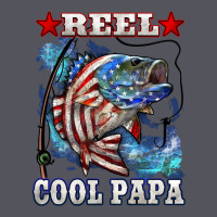 Reel Cool Papa American Flag Bass Fishing Vintage Hoodie | Teevron