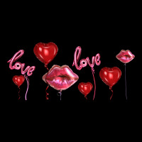Love And  Love Balloons Heavy Core Tee | Teevron