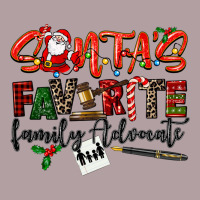 Santa's Favorite Family Advocate Vintage Hoodie | Teevron
