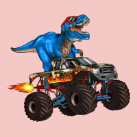 Monster Truck And  T Rex Dinosaur Urban Heavy Tee | Teevron