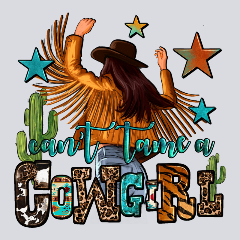 Can't Tame A Cowgirl Zipper Hoodie by OliviaCreatesArt | Teevron