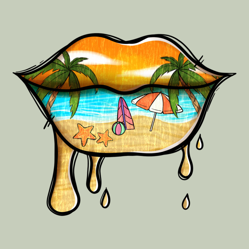 Beach Lips Ladies Tee by Jasminsmagicworld | Teevron