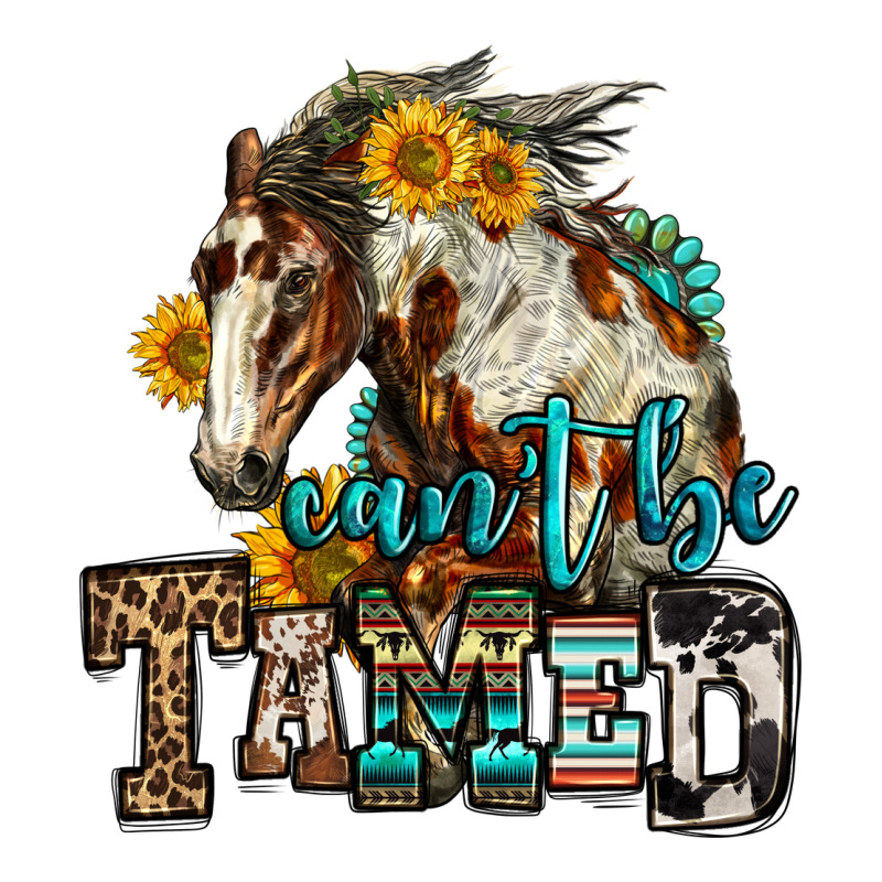 Can't Be Tamed Horse Zipper Hoodie by OliviaCreatesArt | Teevron