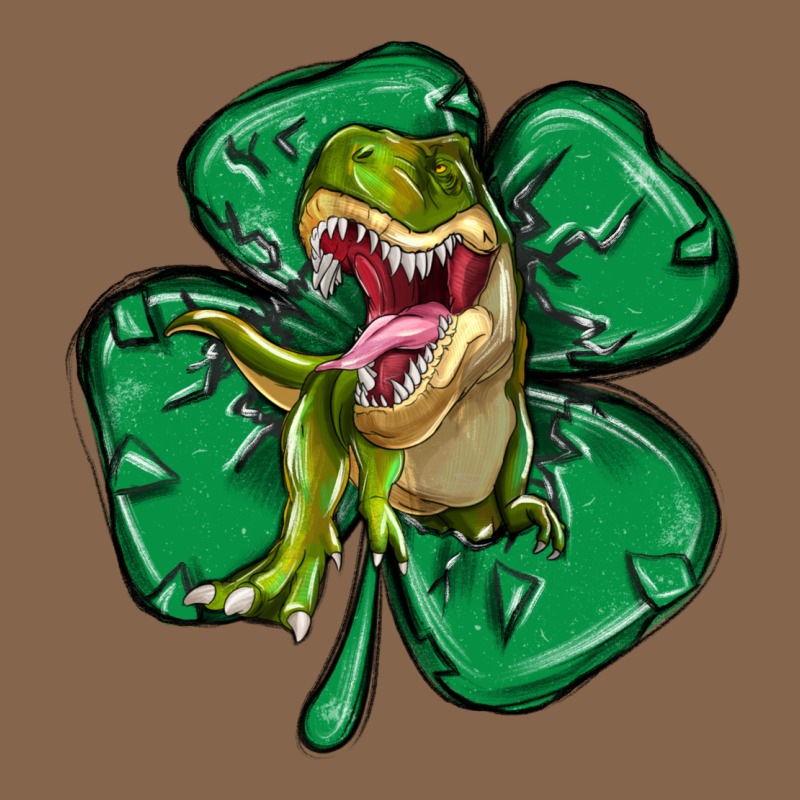 Dinosaur St Patricks Day Premium Tee by MaliasSmallBusiness | Teevron