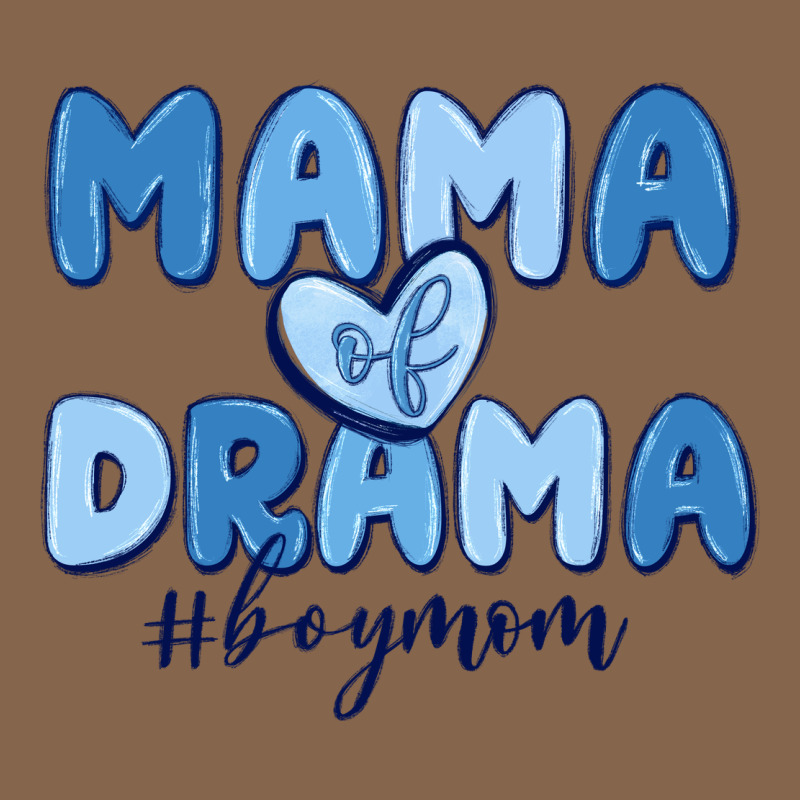 Mama Of Drama Boy Mom Premium Tee by MaliasSmallBusiness | Teevron