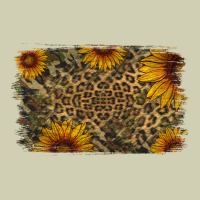 Camouflage Leopard Sunflower Background Heavy Core Tee | Teevron