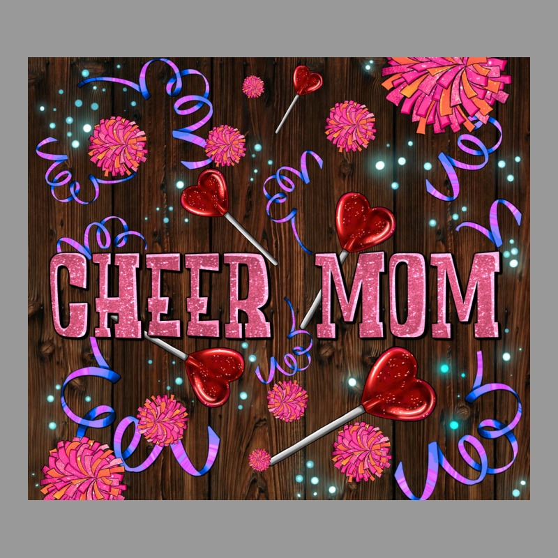 Cheer Mom Party Vintage Hoodie by LillyAllenDesigns | Teevron