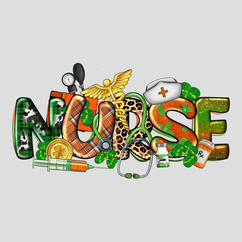 St. Patrick's Day Nurse Zipper Hoodie by CowGirlArtShop | Teevron