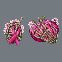 Breast Cancer Skeleton Hands Heavyweight Sweatshirt | Teevron