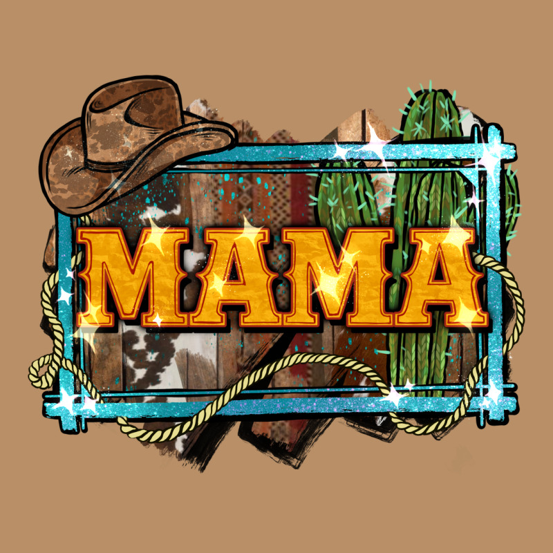 Mama Cowboy Western Font Cactuslove Mom Vintage Hoodie by LillyAllenDesigns | Teevron
