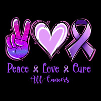 Peace Love Cure All Cancers Heavy Core Tee | Teevron