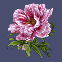 Peony Flower Illustrations Vintage Tee | Teevron