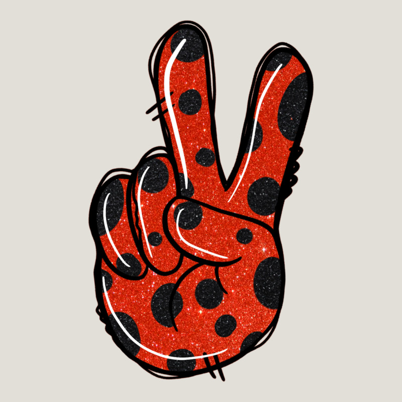 Ladybug Peace Sign Heavy Core Tee by Jasminsmagicworld | Teevron