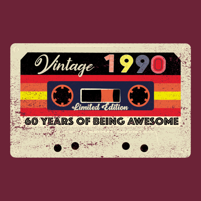 Vintage 1990 60th Birthday Cassette 30 Years Old 60 Years Long Sleeve Tee by Bettercallsaul | Teevron