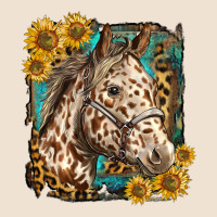 Appaloosa Horse With Sunflowers And Western Background Urban Heavy Tee | Teevron