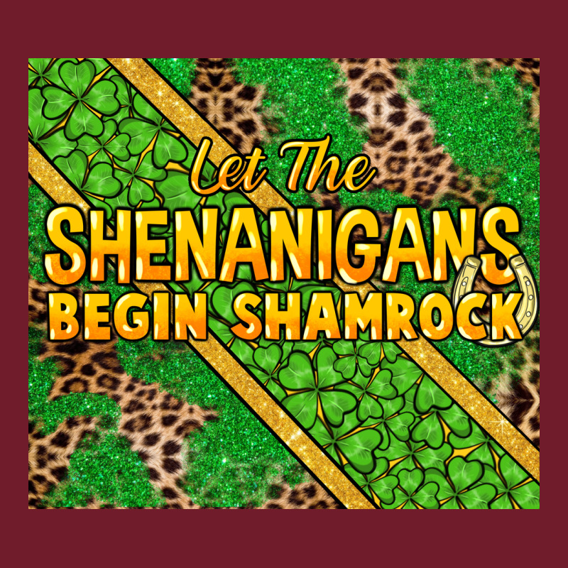 Let The Shenanigans Begin Shamrock Tumbler Zipper Hoodie by HowdyJamesFarm | Teevron