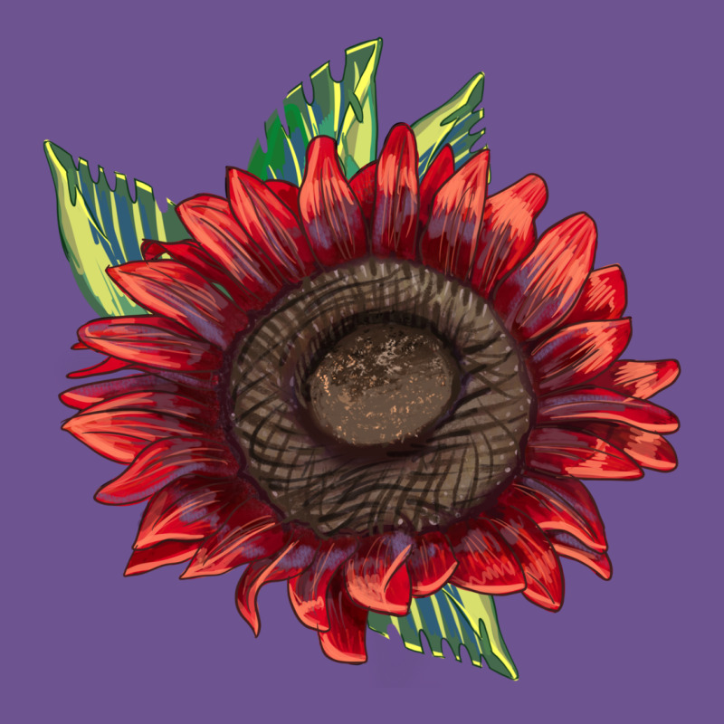 Procut Red Sunflower Vintage Tee by LillyAllenDesigns | Teevron