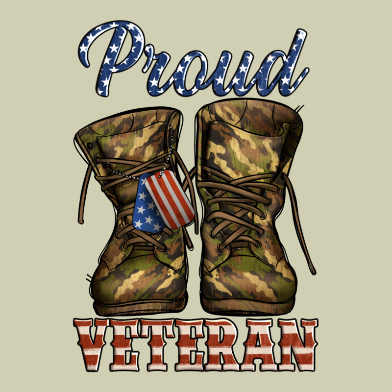 Proud Veteran Camo Shoes Heavy Core Tee by Jasminsmagicworld | Teevron