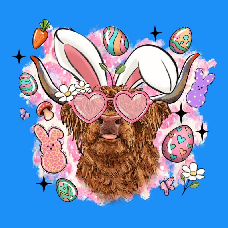 Highland Heifer Easter Classic Tee by LillyAllenDesigns | Teevron