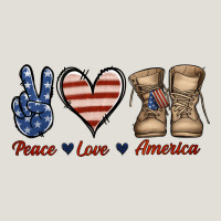 Peace Love America Heavy Core Tee | Teevron