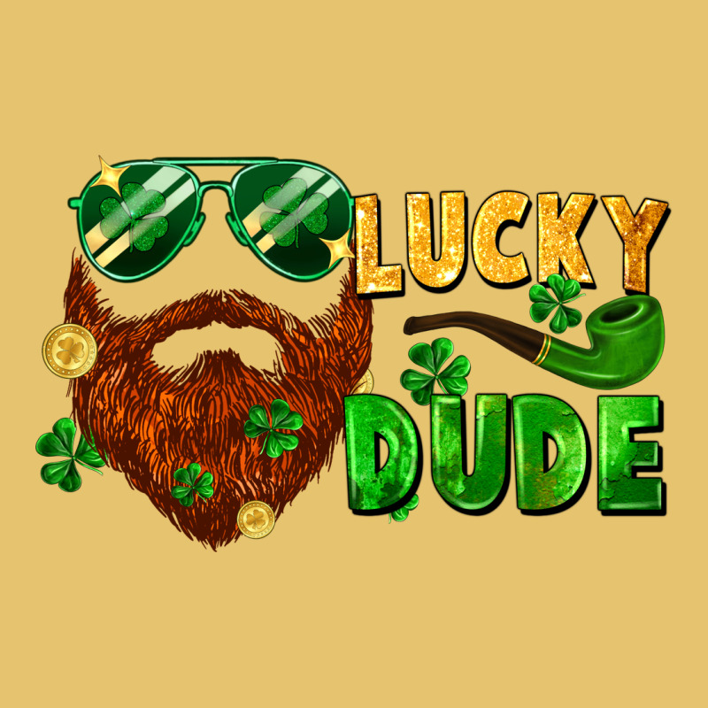 Lucky Dude Saint Patrick's Bearded Man Premium Sweatshirt by FaDigitalArtStudio | Teevron