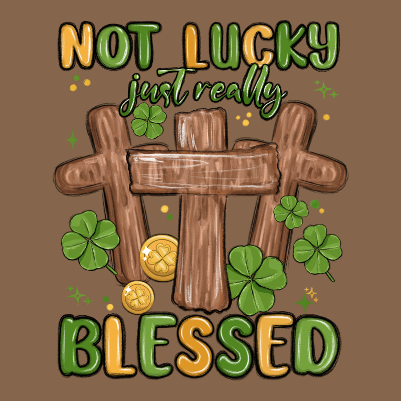 Not Lucky Just Really Blessed Malia Premium Tee by MaliasSmallBusiness | Teevron