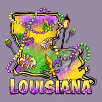 Louisiana Mardi Gras State Map Classic Tee | Teevron