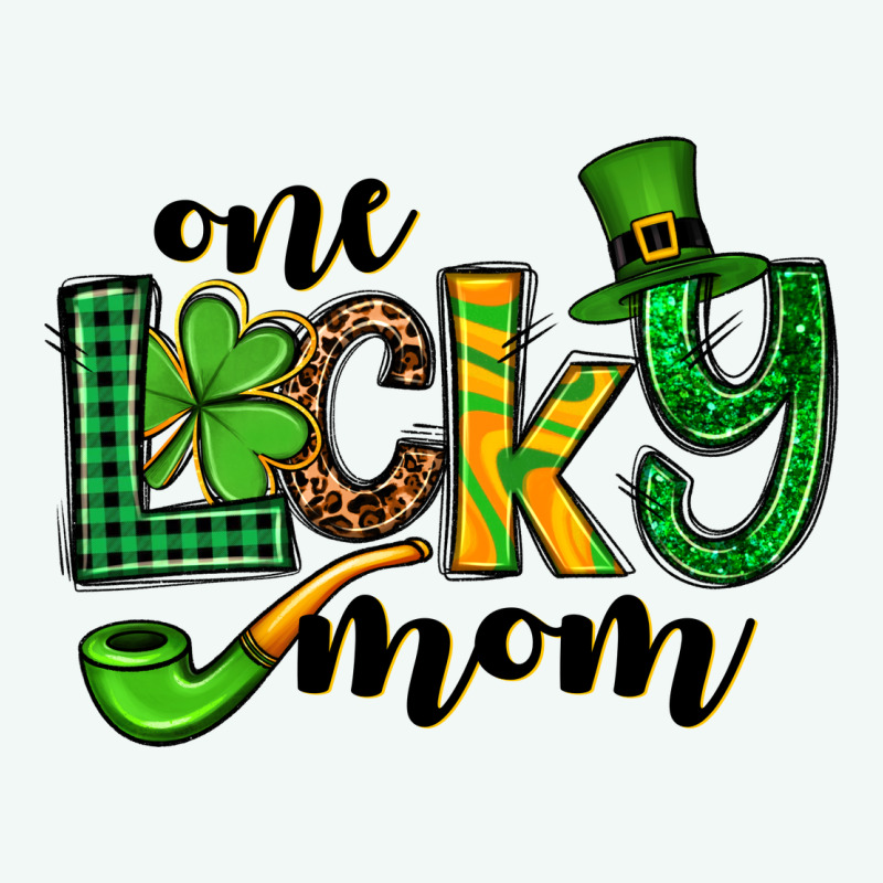 One Lucky Mom St. Patrick's Premium Hoodie by OliviaCreatesArt | Teevron