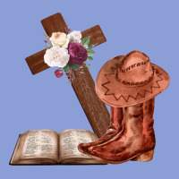 Boots With Bible And Cross Long Sleeve Tee | Teevron