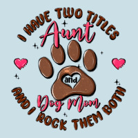 I Have Two Titles Aunt And Dog Mom Ladies Tee | Teevron