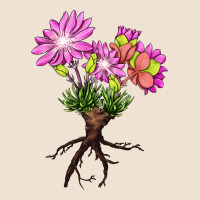 Bitterroot Flower Illustrations Urban Heavy Tee | Teevron