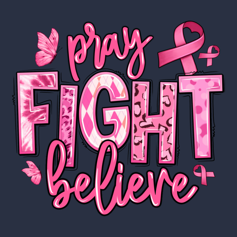 Pray Fight Believe Breast Cancer Heavyweight Sweatshirt by texasbilliewilder | Teevron
