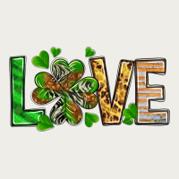 St. Patrick's Love Luck With Clover Zipper Hoodie | Teevron